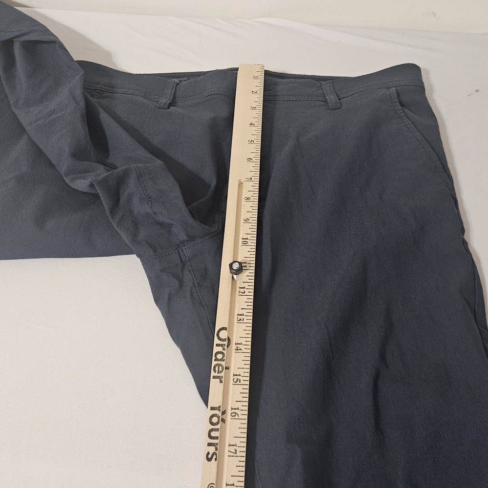 Projek Raw Tech Chino Pants Mens 33x29 Beige Blue Slim Fit Lightweight Stretch - Picture 7 of 9